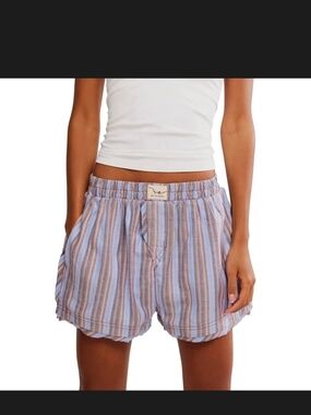 Preloved Free People Day To Day Flannel Boxer